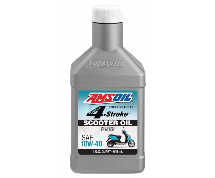 Amsoil Synthetic 4-Stroke 10W40 Scooter Oil