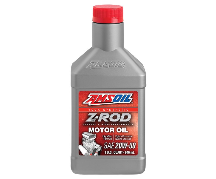 Amsoil Synthetic 20W50 Z-Rod Motor Oil Modern Technology For Classic Cars